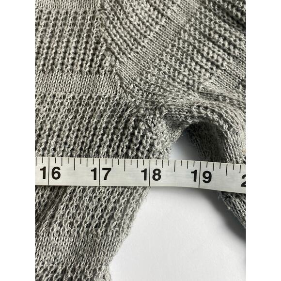 Matilda Jane Gray Stay Cozy Loose Knit Pocketed Button Cardigan Size Medium - Picture 10 of 11